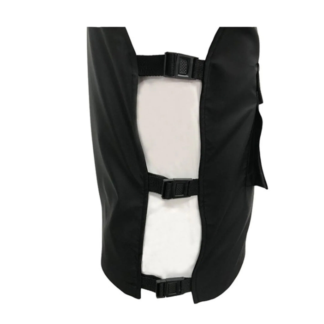 Ayobi Atak Yelek Berber Önlüğü Siyah Renk