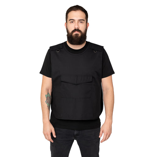 Ayobi Atak Yelek Berber Önlüğü Siyah Renk