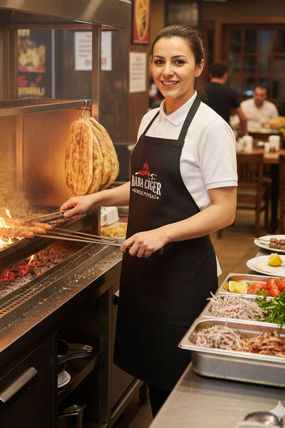 Mutfak Önlük Kişiye Özel Özel Üretim Firma Logo Baskılı 5 ADET PAKET