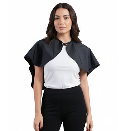 Ayobi Tarama Fön ve Makyaj Penuarı – Su İticili Leke Tutmaz Kuaför Penuarı Siyah Renk